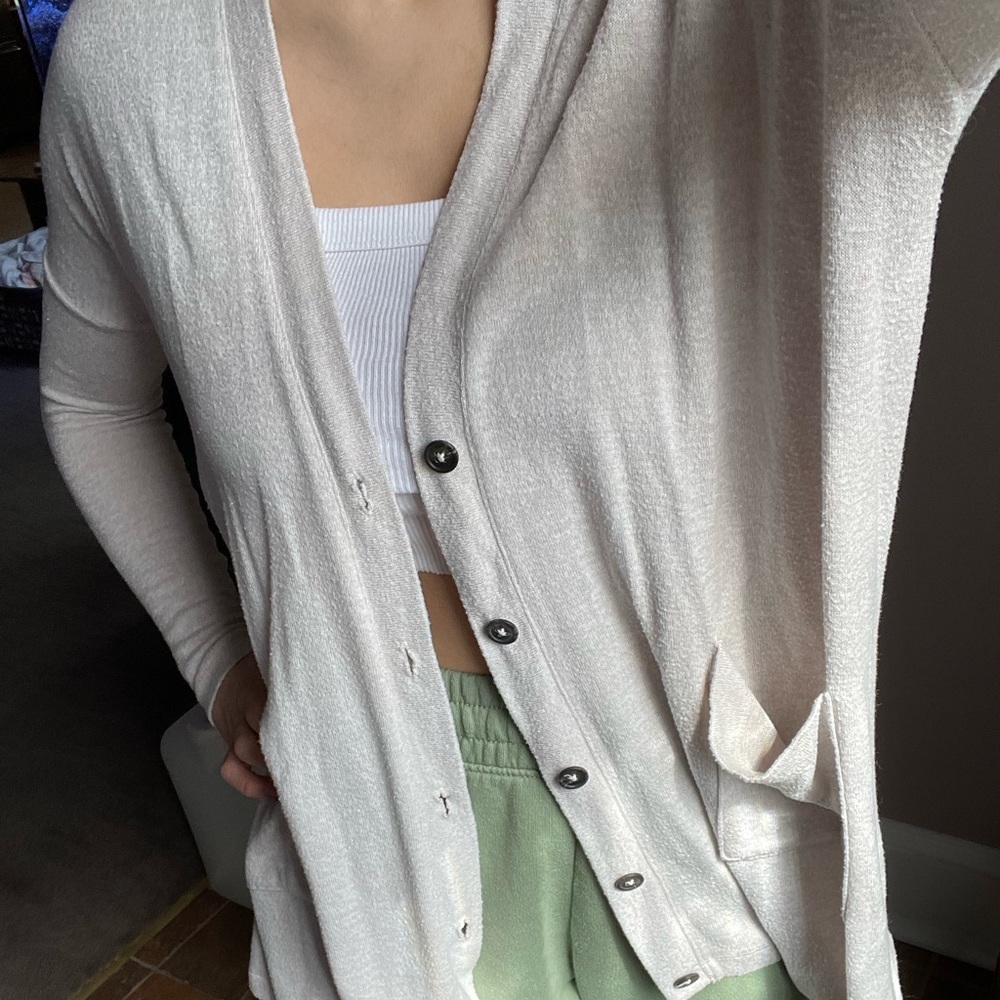 Cream Cardigan AE